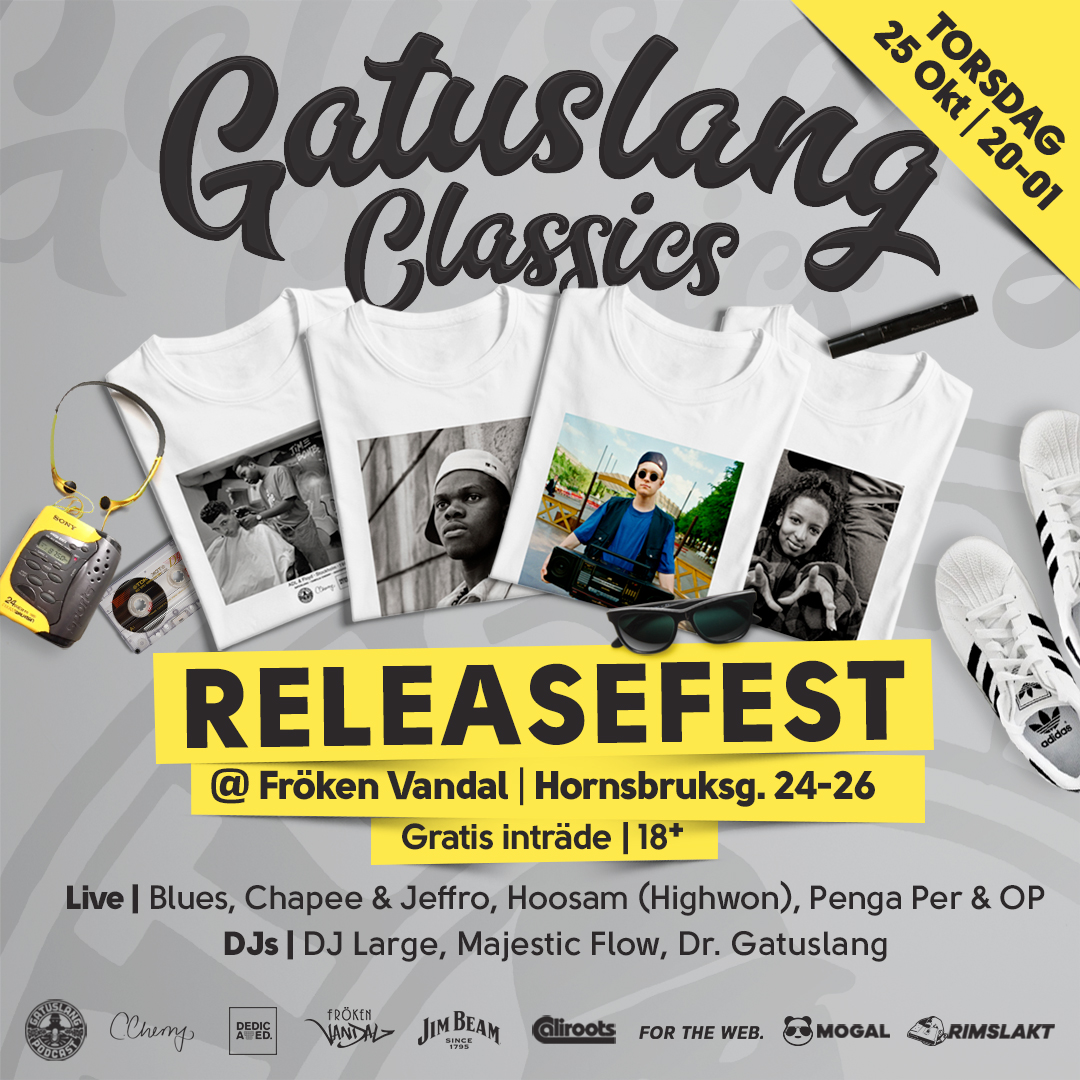 Gatuslang Classics releasefest på Fröken Vandal 25/10